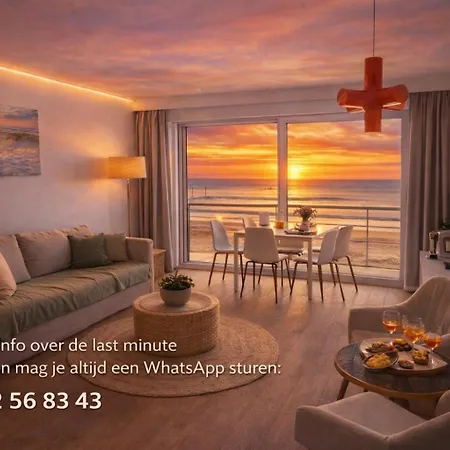 Apartamento Zwembad Met Frontaal Zeezicht