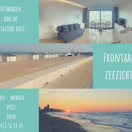 Zwembad Met Frontaal Zeezicht 아파트 *